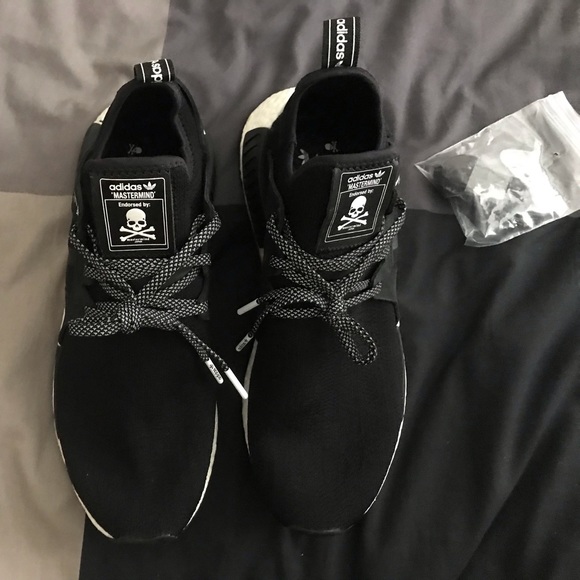 Adidas Mastermind X NMD XR1 ‘Mastermind’’ Japan Black White Boost Mens size 11.5 - Picture 5 of 14